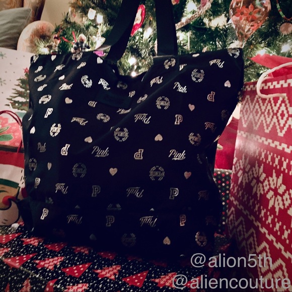 VS Pink HUGE Zip Top Tote Bag - Picture 8 of 8